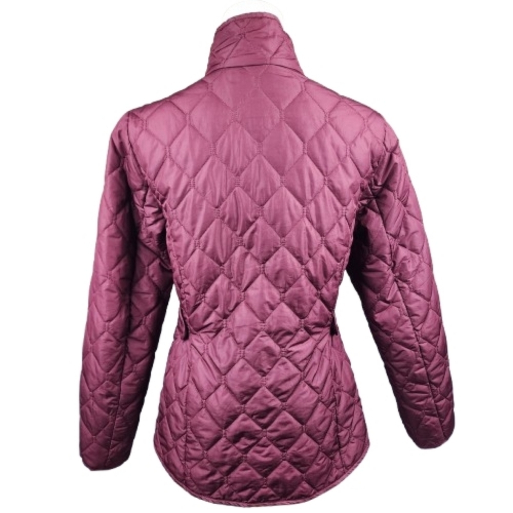 Eddie Bauer Women's Quilted Jacket In Purple/Egg Plant Size Small - Picture 4 of 12